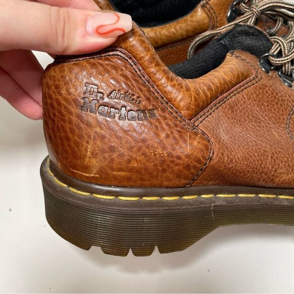 Dr. Martens Brown Leather Platform Oxford Shoes main image 5